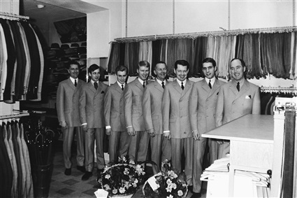 Personalen på ELKÅ i Ronneby 1967.