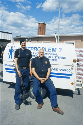 Sotarna Peter och Bengt Rolfmark i Ronneby 2009.