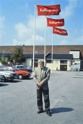 Rune Andersson, VD för företaget Kallinge Kök i Kallinge 1991.