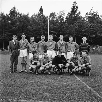 Saxemara IF:s A-lag 1963, som vann div IV och gick upp i trean 1964.