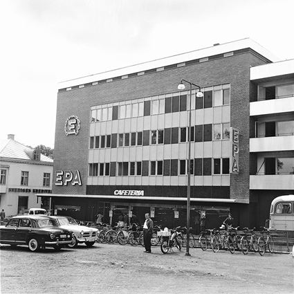 EPA-huset, Ronnebys första varuhus, klart att invigas, 1961.